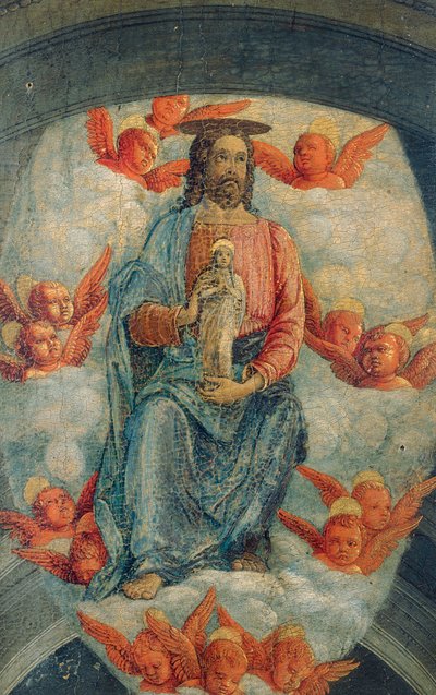 Cristo con el alma de la Virgen de Andrea Mantegna